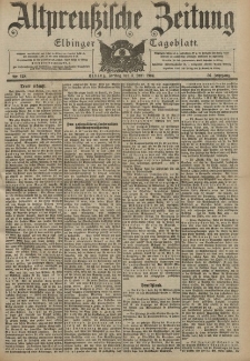 Altpreussische Zeitung, Nr. 128 Freitag 3 Juni 1904, 56. Jahrgang