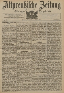 Altpreussische Zeitung, Nr. 135 Sonnabend 11 Juni 1904, 56. Jahrgang