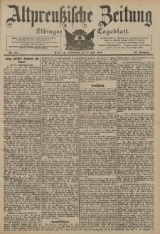 Altpreussische Zeitung, Nr. 141 Sonnabend 18 Juni 1904, 56. Jahrgang