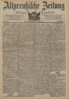 Altpreussische Zeitung, Nr. 143 Dienstag 21 Juni 1904, 56. Jahrgang