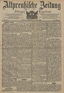 Altpreussische Zeitung, Nr. 145 Donnerstag 23 Juni 1904, 56. Jahrgang
