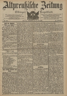 Altpreussische Zeitung, Nr. 147 Sonnabend 25 Juni 1904, 56. Jahrgang