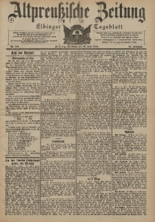 Altpreussische Zeitung, Nr. 150 Mittwoch 29 Juni 1904, 56. Jahrgang