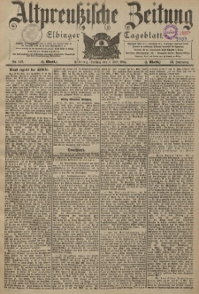 Altpreussische Zeitung, Nr. 152 Freitag 1 Juli 1904, 56. Jahrgang