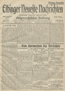 Elbinger Neueste Nachrichten, Nr. 313 Sonnabend 14 November 1914 66. Jahrgang