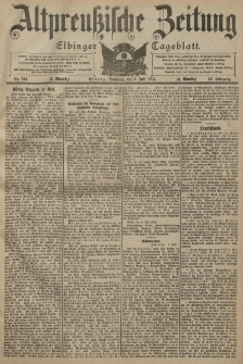 Altpreussische Zeitung, Nr. 154 Sonntag 3 Juli 1904, 56. Jahrgang