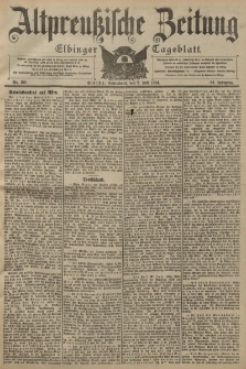 Altpreussische Zeitung, Nr. 159 Sonnabend 9 Juli 1904, 56. Jahrgang