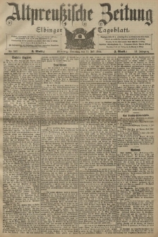 Altpreussische Zeitung, Nr. 160 Sonntag 10 Juli 1904, 56. Jahrgang