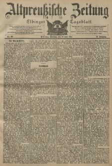 Altpreussische Zeitung, Nr. 161 Dienstag 12 Juli 1904, 56. Jahrgang