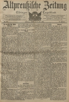 Altpreussische Zeitung, Nr. 164 Freitag 15 Juli 1904, 56. Jahrgang