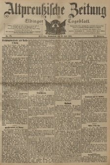 Altpreussische Zeitung, Nr. 171 Sonnabend 23 Juli 1904, 56. Jahrgang