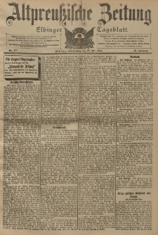 Altpreussische Zeitung, Nr. 175 Donnerstag 28 Juli 1904, 56. Jahrgang