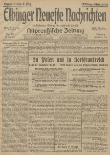 Elbinger Neueste Nachrichten, Nr. 335 Montag 7 Dezember 1914 66. Jahrgang