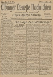 Elbinger Neueste Nachrichten, Nr. 340 Sonnabend 12 Dezember 1914 66. Jahrgang