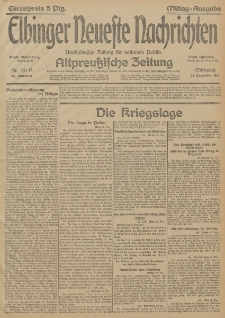 Elbinger Neueste Nachrichten, Nr. 351 Mittwoch 23 Dezember 1914 66. Jahrgang