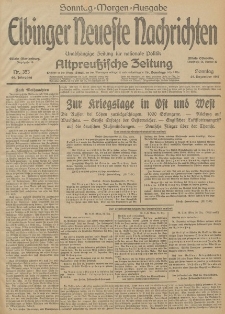 Elbinger Neueste Nachrichten, Nr. 353 Sonntag 27 Dezember 1914 66. Jahrgang