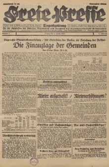 Freie Presse, Nr. 3 Freitag 4. Januar 1929 5. Jahrgang