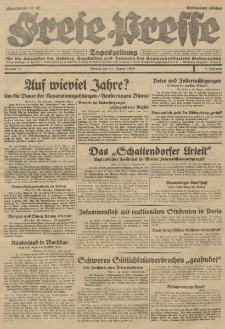 Freie Presse, Nr. 17 Montag 21. Januar 1929 5. Jahrgang