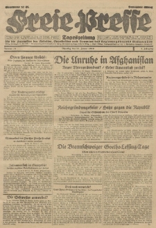 Freie Presse, Nr. 18 Dienstag 22. Januar 1929 5. Jahrgang