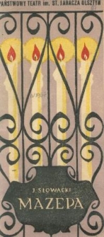 Mazepa - program teatralny