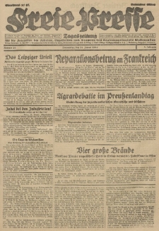 Freie Presse, Nr. 20 Donnerstag 24. Januar 1929 5. Jahrgang