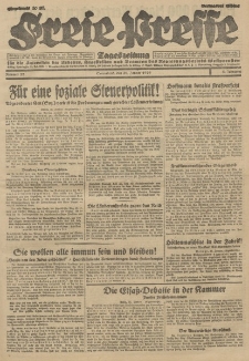 Freie Presse, Nr. 22 Sonnabend 26. Januar 1929 5. Jahrgang