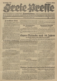 Freie Presse, Nr. 23 Montag 28. Januar 1929 5. Jahrgang