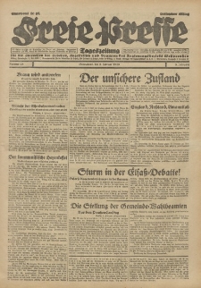 Freie Presse, Nr. 28 Sonnabend 2. Februar 1929 5. Jahrgang