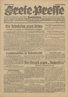 Freie Presse, Nr. 30 Dienstag 5. Februar 1929 5. Jahrgang