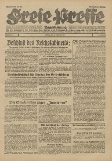 Freie Presse, Nr. 33 Freitag 8. Februar 1929 5. Jahrgang