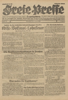 Freie Presse, Nr. 34 Sonnabend 9. Februar 1929 5. Jahrgang