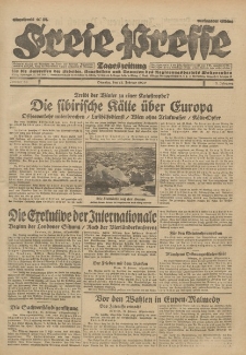 Freie Presse, Nr. 36 Dienstag 12. Februar 1929 5. Jahrgang