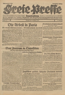 Freie Presse, Nr. 37 Mittwoch 13. Februar 1929 5. Jahrgang