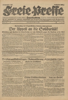 Freie Presse, Nr. 39 Freitag 15. Februar 1929 5. Jahrgang