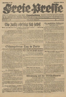 Freie Presse, Nr. 45 Freitag 22. Februar 1929 5. Jahrgang