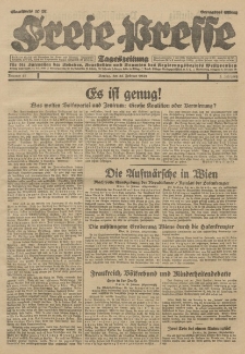 Freie Presse, Nr. 47 Montag 25. Februar 1929 5. Jahrgang