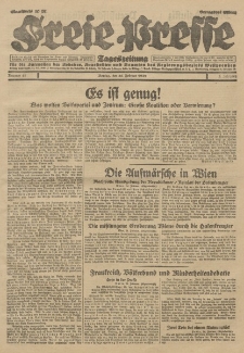 Freie Presse, Nr. 47 Montag 25. Februar 1929 5. Jahrgang