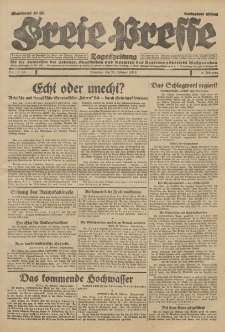 Freie Presse, Nr. 48 Dienstag 26. Februar 1929 5. Jahrgang