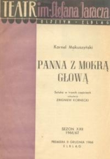 Panna z mokrą głową - Theaterprogramm