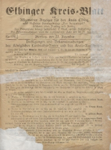 Kreis-Blatt des Königlich Preußischen Landraths-Amtes zu Elbing, Nr. 71 Dienstag 9 September 1890