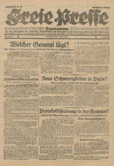 Freie Presse, Nr. 58 Sonnabend 9. März 1929 5. Jahrgang