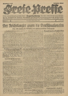 Freie Presse, Nr. 64 Sonnabend 16. März 1929 5. Jahrgang