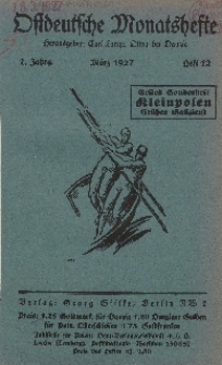 Ostdeutsche Monatshefte