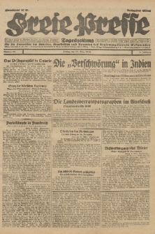 Freie Presse, Nr. 69 Freitag 22. März 1929 5. Jahrgang