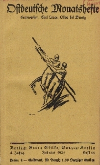 Ostdeutsche Monatshefte Nr. 11, Februar 1924, 4 Jahrgang