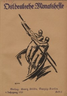Ostdeutsche Monatshefte Nr. 2, Mai 1923, 4 Jahrgang