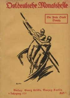 Ostdeutsche Monatshefte Nr. 5, August 1923, 4 Jahrgang
