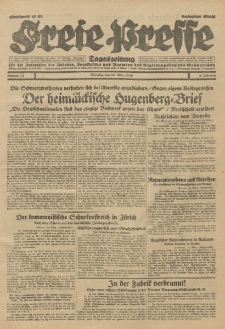 Freie Presse, Nr. 72 Dienstag 26. März 1929 5. Jahrgang