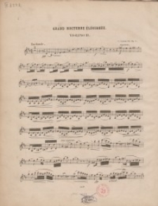 Grand nocturne elegiaque Op. 6 : Violino : a, b
