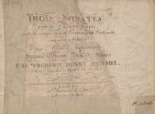 Trois sonates